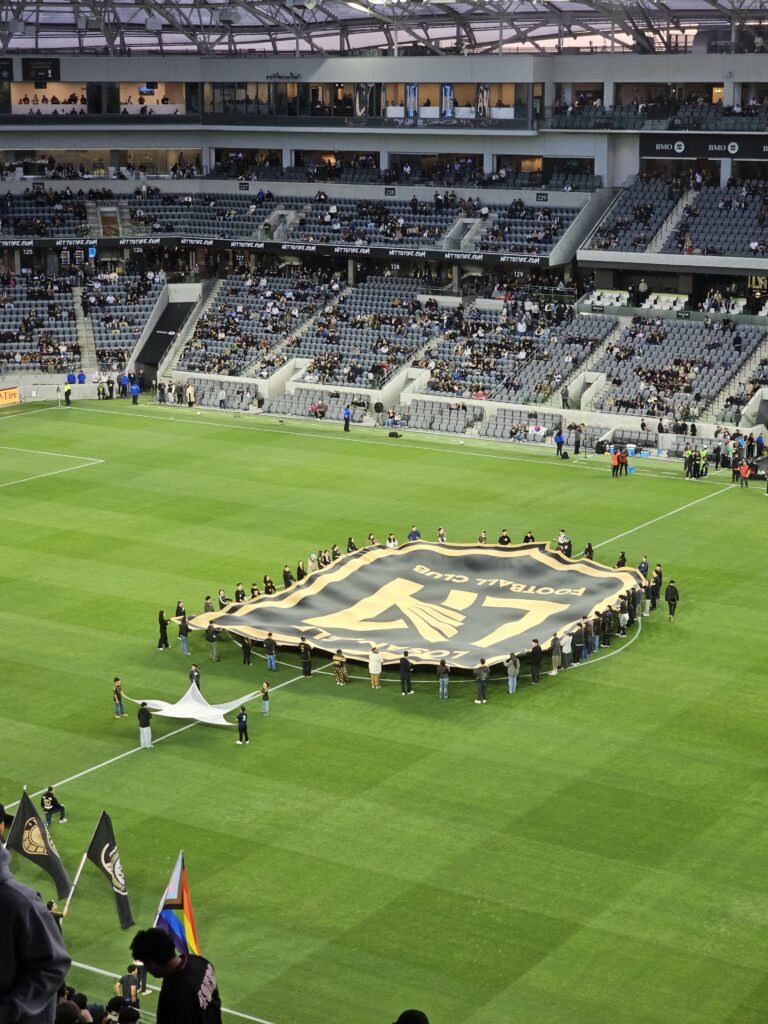 LAFC before kickoff